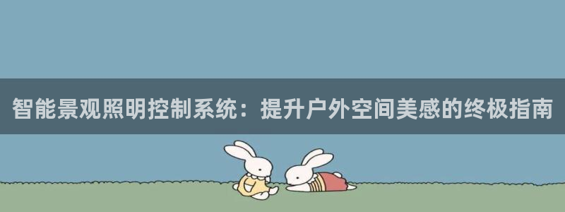 智能景观照明控制系统：提升户外空间美感的终极指南