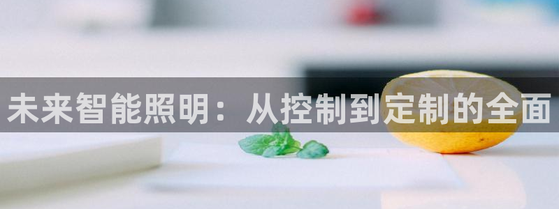 未来智能照明：从控制到定制的全面