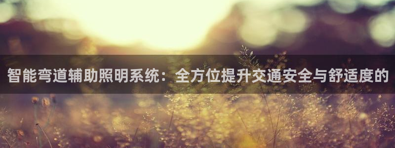 智能弯道辅助照明系统：全方位提升交通安全与舒适度的